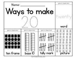 Number Books | Number Recognition Activities 1 - 20 | Classroom math  activities, Basic math skills, Learning math